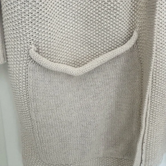 American Eagle Outfitters Open Knit Cardigan in Cream Size S - Picture 8 of 9